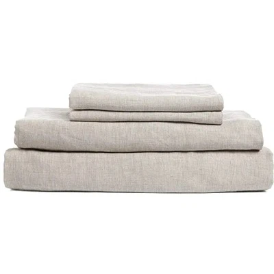 100個の純粋なリネンシート